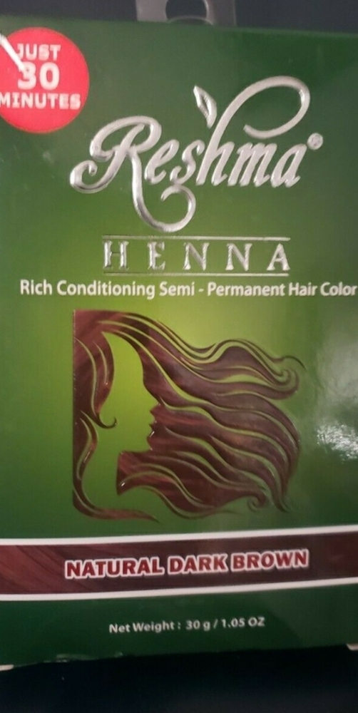 Reshma Henna Natural Dark Brown Semi Permanent Hair Color